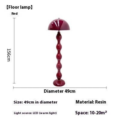 Nordic Minimalist Antique Mushroom Floor Lamp