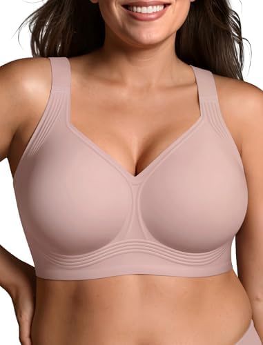 Womens Full-Coverage Push-Up Bra Without Underwire For Support