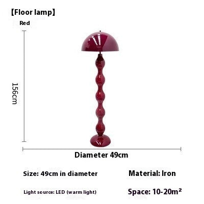 Nordic Minimalist Antique Mushroom Floor Lamp